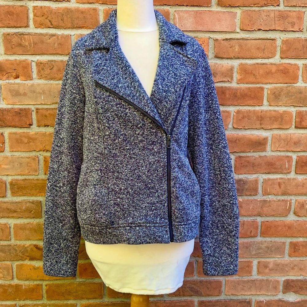 Banana Republic’s Marled Fleece Moto Jacket
